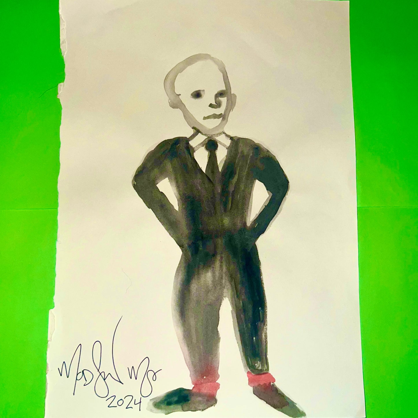 "9 to 5" Watercolor